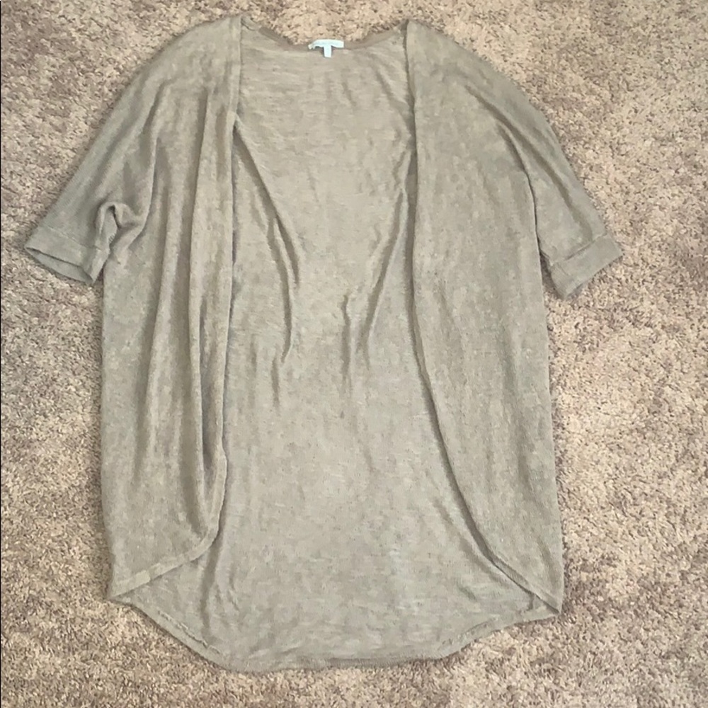 Charlotte Russe Short-Sleeve Cardigan